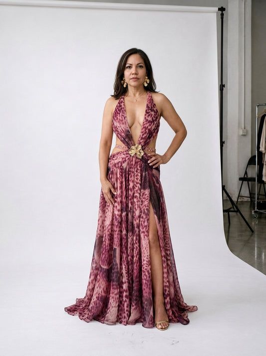 SOFIA | Vestido Leopardo Class